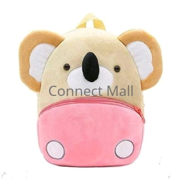 SARMAJI Soft Plush Velvet Backpacks/SchoolBag/TravellingBag SingleRs Compartments For Kids Children and Baby - Free Size, Velvet, Pack of1